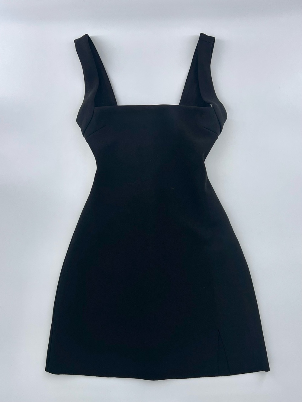 Princess Polly Black Bombshell Mini Dress with Slit Women’s Size 0